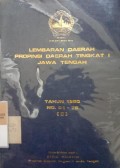 LEMBARAN DAERAH PROPINSI DAERAH TINGKAT 1 JAWA TENGAH TAHUN 1980 NO. 31-76 ( II )