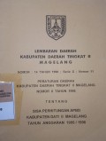 LEMBARAN DAERAH KABUPATEN DAERAH TINGKAT II MAGELANG NO. 14 TAHUN 1996 SERI D NOMOR 11 PERDA KABUPATEN DAERAH TINGKAT II MAGELANG NOMOR 8 TAHUN 1996 TENTANG SISA PERHITUNGAN APBD KABUPATEN DATI II MAGELANG TAHUN ANGGARAN 1995/1996