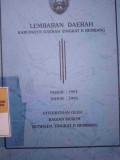 LEMARAN DAERAH TINGKAT II REMBANG TAHUN 1994/1995