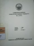 LEMBARAN DAERAH KABUPATEN DAERAH TINGKAT II BLORA TAHUN 1996 NOMOR 11 SERI D NO. 7