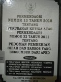 PERMENDAGRI NOMOR 13 TAHUN 2018 TENTANG PERUBAHAN KETIGA ATAS PERMENDAGRI NOMOR 32 TAHUN 2011 TENTANG PEDOMAN PEMBERIAN HIBAH DAN BANSOS YANG BERSUMBER DARI APBD. DILENGKAPI DENGAN PERATURAN MENTERI KEUANGAN TENTANG ADMINISTRASI PENGELOLAAN HIBAH. PERATURAN MENTERI KEUANGAN TENTANG MEKANISME PENGELOLAAN HIBAH. PERATURAN MENTERI KEUANGAN TENTANG SISTEM AKUNTANSI HIBAH