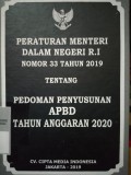 PERATURAN MENTERI DALAM NEGERI RI NOMOR 33 TAHUN 2019 TENTANG PEDOMAN APBD TA 2020