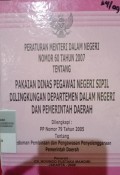 PERMENDAGRI NOMOR 60 TAHUN 2007 TENTANG PAKAIAN DINAS PEGAWAI NEGERI SIPIL DILINGKUNGAN DEPARTEMEN DALAM NEGERI DAN PEMERINTAH DAERAH