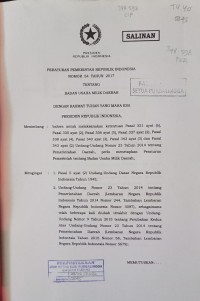 PERATURAN PEMERINTAH REPUBLIK INDONESIA NOMOR 54 TAHUN 2017 TENTANG BADAN USAHA MILIK DAERAH
