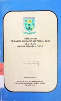 HIMPUNAN PERATURAN DAERAH KABUPATEN PURBALINGGA TAHUN 2006 TENTANG PEMERINTAHAN DESA