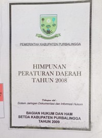 HIMPUNAN PERATURAN DAERAH TAHUN 2008
