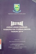 ABSTRAK PERATURAN DAERAH KABUPATEN PURBALINGGA TAHUN 2014