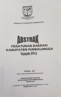 ABSTRAK PERATURAN DAERAH KABUPATEN PURBALINGGA TAHUN 2012