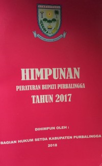 HIMPUNAN PERATURAN BUPATI PURBALINGGA TAHUN 2017