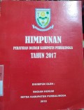 HIMPUNAN PERATURAN DAERAH KABUPATEN PURBALINGGA TAHUN 2017