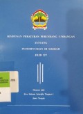 HIMPUNAN PERATURAN PERUNDANG-UNDANGAN TENTANG PEMERINTAHAN DI DAERAH JILID XV