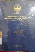 LEMBARAN DAERAH PROPINSI DAERAH TINGKAT 1 JAWA TENGAH TAHUN 1980 NO. 1-30 ( 1 )