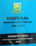HIMPUNAN LEMBARAN DAERAH KABUPATEN PURBALINGGA TAHUN 2013