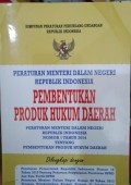 PERATURAN MENTERI DALAM NEGERI RI NOMOR 1 TAHUN 2014 TENTANG PEMBENTUKAN PRODUK HUKUM DAERAH